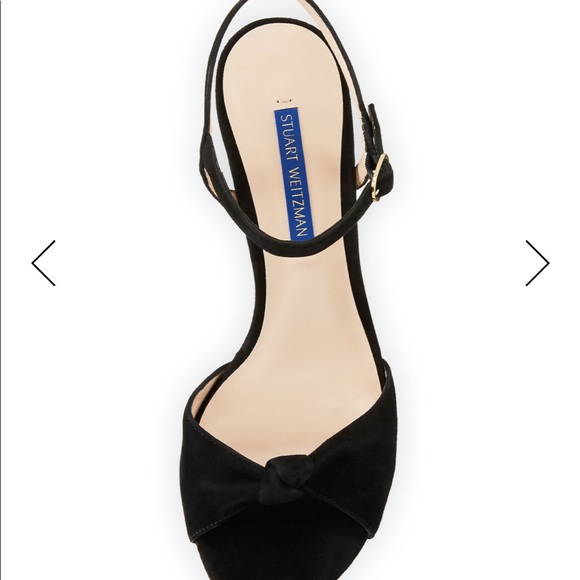 NWT🌸 Stuart Weitzman Gloria Knotted Suede Sandals - Picture 6 of 8